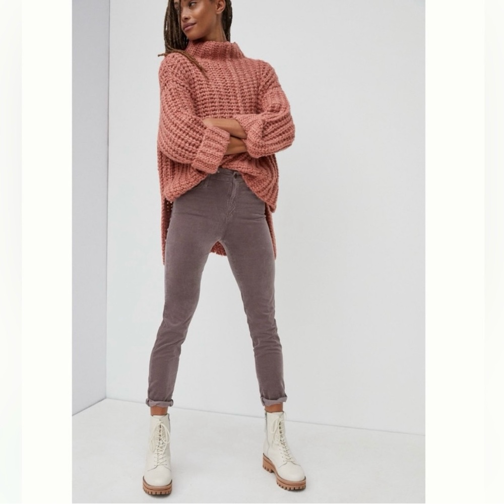 AG, The Stevie Ankle Petite Ankle Velvet Pants, size 30P